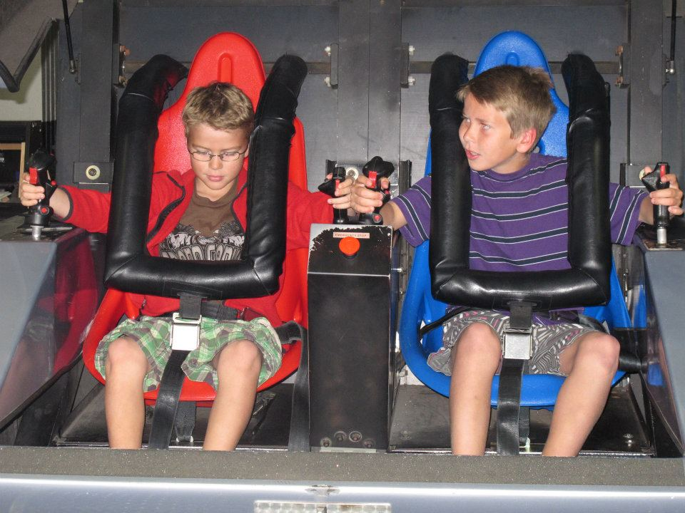 Guttane i flight-simulator